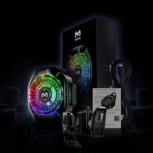 MEMO CX10 New Design Rapid Icing RGB LED Temperature Display Cooling <b>Fan</b> Cell Mobile Phone <b>Cooler</b> for Gaming - Product Image 6