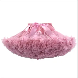 PP001 Lovely Boutique High Quality Kids Girl Fluffy Baby Birthday Party Soft Ballet Tutu Skirt Dress