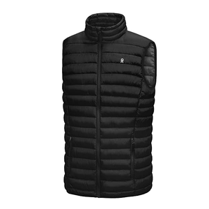 Rompi tanpa lengan pria, rompi Puffer hangat ringan, jaket Golf, rompi perjalanan kasual mendaki