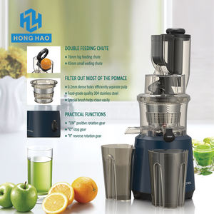 Extracteur de jus vertical électrique à mastication lente, série domestique, <span class=keywords><strong>goulotte</strong></span> large, fonction inverse, presse les fruits entiers – Vente chaude - Product Image 4