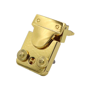 Zinc Alloy Luggage <b>Frog</b> Lock Gold Color Security Wooden Box Hardware Accessory - Product Image 3