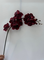 Haute qualité luxe Latex papillon orchidée fleurs en soie artificielle pour mariage noël remise des diplômes fête des mères décor à la maison