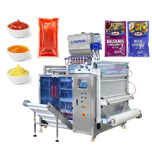 Automatic Multi-lane Stick Sachet Bag Ketchup Tomato Paste Sauce Packaging Machine