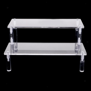 Scaffali portaoggetti in acrilico a 2 livelli a 3 livelli organizzatore da banco espositore <span class=keywords><strong>per</strong></span> giocattoli <span class=keywords><strong>per</strong></span> gioielli Riser - Product Image 3