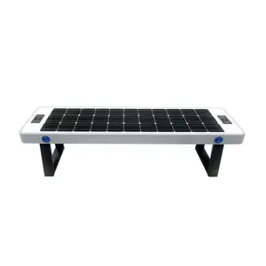 High Quality Solar Leisure Chair Outdoor Smart Table Urban Energy Saving Seat Charging Wifi Public Facilities Solar Bench