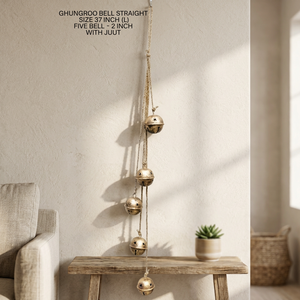 Carillon à vent rond plaqué or peint, ornement suspendu de style antique, cloche en métal découpée en étoile pour la décoration intérieure - Product Image 4