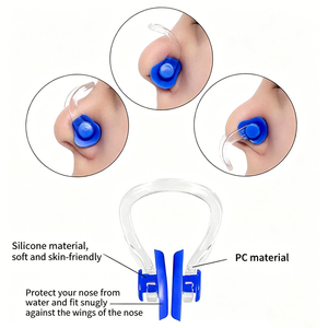 Nuevo Clip Nasal de Silicona Anti-Asfixia Reutilizable para Entrenamiento de Natación Godsen 2026, 1 Año de Vida Útil - Product Image 3