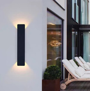 실내 야외 긴 스트립 현대 간단한 복도 계단 기둥 벽 조명 sconce 위아래 램프 벽 램프 - Product Image 6