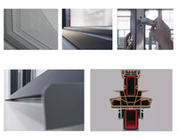 Fenêtres coulissantes en PVC personnalisées NorthTech, design chinois, fenêtres coulissantes à double vitrage UPVC à 2 rails avec moustiquaire en option