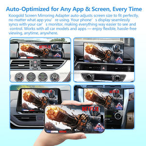 Adaptador Inalámbrico CarPlay para IOS y Android Auto, Compatible con Radio de Coche, Reproduce Videos de Netflix, Hulu, <span class=keywords><strong>Amazon</strong></span> <span class=keywords><strong>Prime</strong></span> <span class=keywords><strong>Video</strong></span> - Product Image 5