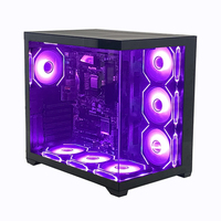 Pcooling Boîtiers d'ordinateur les plus populaires Boîtier PC M-ATX Boîtier PC de jeu OEM avec verre trempé