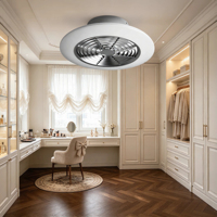 Ventilateur de plafond électrique moderne de 20 pouces avec kit d'éclairage LED, télécommande, 6 vitesses, OEM personnalisé pour les commandes en gros