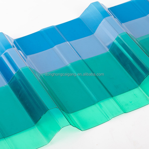 Panneaux de toiture en <span class=keywords><strong>polycarbonate</strong></span> transparent UV à prix d'usine / Plaques en PC rigide transparent ondulé - Product Image 5