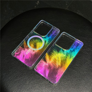 Nouvelle coque de téléphone à plumes dégradées pour Motorola MOTO G Stylus 5G, coque créative et tendance, souple, IMD, colorée, antichoc - Product Image 3