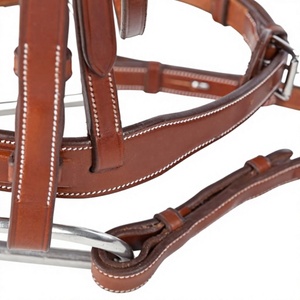 Brida de Cuero para Caballo de Estilo Polo, Ajustable, de Talla Completa, de Alta Calidad, Duradera, para Uso en Exteriores, Personalizable - Product Image 2