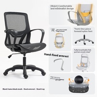 Chaise de bureau et d'étude en maille ergonomique moderne Dossier confortable pour la maison et les jeux pour une longue séance Caractéristiques T003-T004 YUBANG