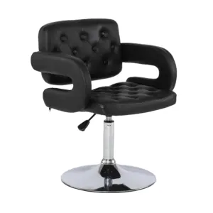 Profesyonel ayarlanabilir döner tabure ev Salon siyah güzellik Salon sandalyesi kuaförlük sandalyeler kuaför