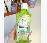 Bain de bouche sans alcool antibactérien pour une haleine fraîche - Rinçage buccal enrichi en fluorure pour les soins quotidiens et l'élimination de la mauvaise haleine
