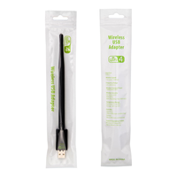 Adaptador Wifi USB en Oferta, Dongle de 300Mbps, Mini Adaptador Inalámbrico sin Controlador para Windows 10, Adaptador Wifi USB para PC, Escritorio y Portátil