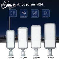 Lampadaire LED commercial en aluminium moulé sous pression, étanche IP65, 230V, 50W, 100W, 150W, 200W, pour autoroute
