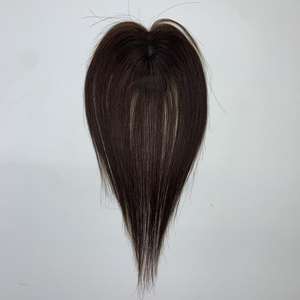 도매 하이 퀄리티 여성 화이트 전체 인도 레미 헤어 가발 토퍼 패치 헤어 증가 가발 - Product Image 2