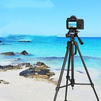 Trépied universel pour téléphone de 1,7 mètre, support portable pour appareil photo reflex numérique, support de téléphone portable pour extérieur