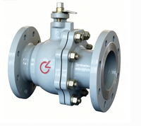 Vanne à boisseau sphérique OEM en acier moulé/forgé PN16 à raccordement à brides de 2 à 6 pouces pour gaz, garantie 3 ans