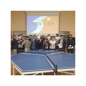 Fornitura di fabbrica pesante pieghevole a basso costo per allenamento tavolo da ping pong [HEXA TRIO] esagonale tavolo da ping pong - Product Image 4