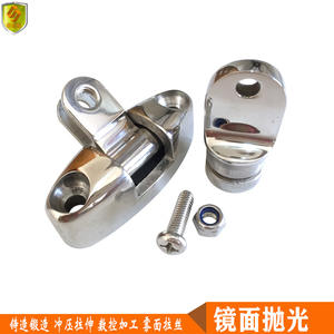 Connecteur de fixation pour tube de parasol de 25 mm, type dôme solide à glissière, pour charnière de siège de pont, atelier, salle de bain, salle de sport - Product Image 2