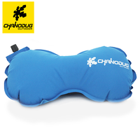 Oreiller gonflable portable pliable en TPU, imperméable et compact pour le camping, la randonnée et le trekking