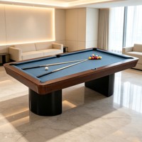 Table de billard et de snooker sur mesure, très demandée, pleine taille avec ardoise en pierre, style élégant pour salle de jeux de villa