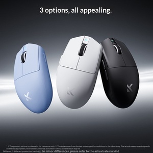 <span class=keywords><strong>Souris</strong></span> de jeu MCHOSE G3 à trois modes, portable, rechargeable, filaire/BT/sans fil 2,4G, design pour le bureau et les sports électroniques - Product Image 4