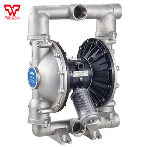 Bomba de diafragma neumática de acero inoxidable, flujo de 568L/min de 2 pulgadas, adecuado para la industria de líquidos corrosivos - Product Image 3