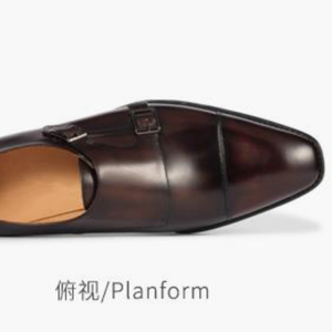 Scarpe Eleganti da Uomo in Vera Pelle Marrone/Nera con Lacci, Calzature Formali per Matrimoni e Ufficio con Punta Affusolata e Doppia Fibbia - Product Image 4