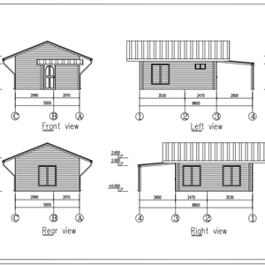 Galvanisation à chaud Meilleur achat Structure en acier Maison modulaire préfabriquée à Kiribati - Product Image 6