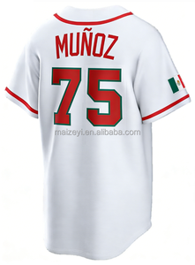 2026 Migliore Qualità Personalizzata Messico # 30 Alejandro Kirk # 16 Jarren <span class=keywords><strong>Duran</strong></span> # Maglia cucita Randy Arozarena numero 56 per il World Baseball Classic - Product Image 4