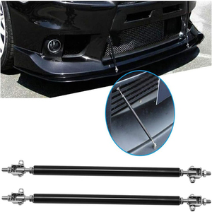 2 buah dapat disesuaikan 8 "-11" bemper depan Lip Splitter <span class=keywords><strong>Diffuser</strong></span> Strut Rod Tie bar Splitter Support Rod kompatibel dengan kebanyakan kendaraan - Product Image 1