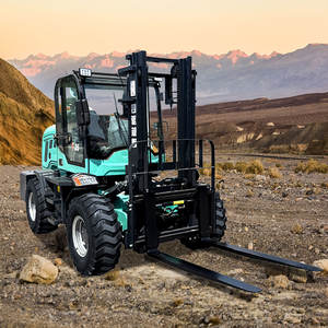 Chariot élévateur diesel 4 roues 3,5 tonnes tout-terrain pour usage intérieur, neuf, personnalisé, 4x4, pneus pleins, moteur EPA Euro 5 - Offre Spéciale - Product Image 2