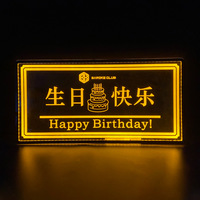 Letrero LED de Acrílico Colorido con Diseño de Billete de Dólar y Logotipo Personalizado Richshining, Letrero Luminoso de Lujo para Bar o Fiesta