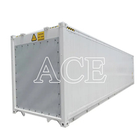 Hete Aanbieding 40ft HC Geïsoleerde High Cube Opslagcontainer Met T-Aluminiumvloer in Qingdao