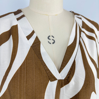 Robes décontractées d'été les plus vendues pour femmes, imprimées, écologiques, à taille naturelle, col en V, manches courtes, pour fêtes en extérieur et usage quotidien, grandes tailles