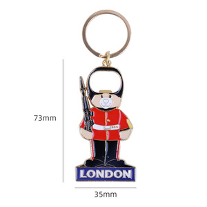 Llavero Metálico Personalizado de la Guardia Real de Londres con Abrebotellas, Regalo Promocional con Temática del Reino Unido - Product Image 4