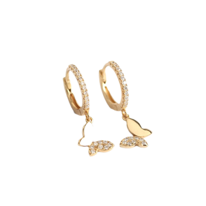 Pendientes de Plata de Ley 925 con Circonita Verde y Negra en Forma de Lágrima, Estilo Lujoso para Mujer, para Bodas - Product Image 3