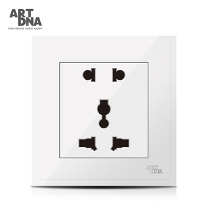 ARTDNA Vente chaude - Prise universelle multifonction pour hôtel et maison, 16A, 2 broches et 3 broches, avec chargeur double USB blanc 3.4A - Product Image 3