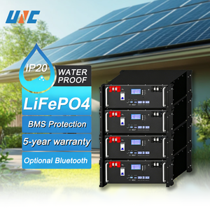 Batería de Almacenamiento de Energía Doméstica para Montaje <span class=keywords><strong>en</strong></span> Rack UNC, 5KWH, 48V, 51.2V, 100AH, LiFePO4, BMS, CAN/RS485, Pantalla LCD, 6000 Ciclos de Vida, Energía Solar Doméstica - Product Image 4