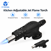 Torche culinaire à gaz butane à flamme réglable YIZHENG YZ-053 pour la crème brûlée, la cuisson, la pâtisserie, le barbecue, le camping