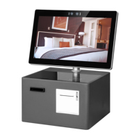 Kiosco de Autoservicio de Escritorio de 15.6 Pulgadas, Máquina Automatizada de Recepción de Hotel, Lector de Tarjetas de Identificación, Dispensador de Tarjetas, Impresora Térmica SDK para