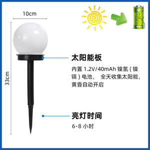 Luces de Jardín Hejia HJ-024 LED Impermeables para Exteriores, Iluminación de Patio y Paisaje con Certificación CE de la UE - Product Image 3