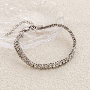 Wholesale Personalized 18K Hollow Chain Stainless Steel Bracelet Trendy <b>Charm</b> Jewelry for Anniversary Occasions - Product Image 4