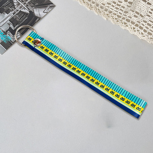 Llavero de Moda OEM Barato con Correa de Tela Reciclada Impresa para Bolsos - Product Image 5